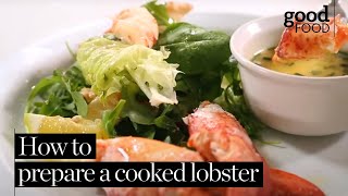 How to prepare a cooked lobster [upl. by Gitel]