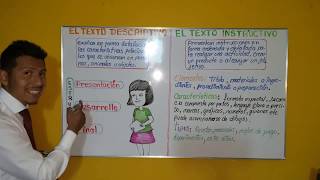 EL TEXTO DESCRIPTIVO E INSTRUCTIVO [upl. by Anaeco]