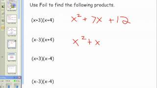 Quadratics  general to factored form part 1  lessonwmv [upl. by Vudimir]