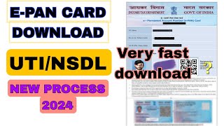 Pan Card Download Kaise Kare 2024 online [upl. by Rollin715]