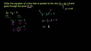 Parallel Line Equation [upl. by Chilt186]