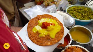 Famous Dal Pakwan of Jamnagar Rs 30 Only l स्वादिष्ट दाल पकवान l Gujarati Street Food [upl. by Vins]