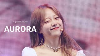 230429 시그니처 지원 cignature JEEWON  오로라 AURORA 보성세계차엑스포 컬투쇼 파워콘서트 4K 직캠 [upl. by Schram]