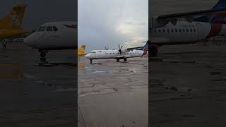 Novoair Aircraft ATR 72  600 are spotted at HSIA dhakaairport shorts video novoair [upl. by Ginni312]