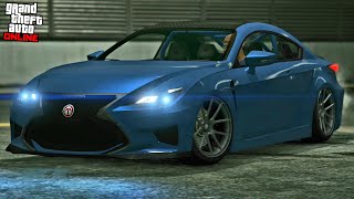 CLEAN BUILD Lexus RCF in GTA Online  Emperor Vectre Los Santos Tuners DLC [upl. by Niamor245]