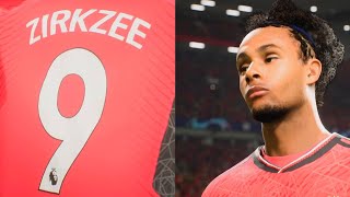 EA FC 24 PS5 Joshua Zirkzee Manchester United Transfer and Goals 2024 2025 [upl. by Critchfield]