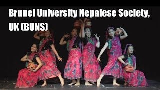 InterUni Nepalese Dance Competition 2014 Brunel University Nepalese Society UK Miruna Magar [upl. by Revlis562]