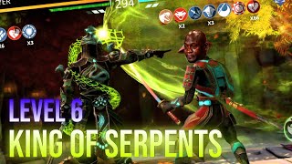 King of Serpents VS Stranger set level 6 bossfight  Shadow fight 3 [upl. by Leifeste]