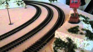 4x8 ho Train 3 track Layout [upl. by Fernando165]