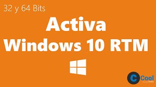 Como Activar Windows 10 RTM Build 10240  TUTORIAL  CoolMach [upl. by Mastat628]