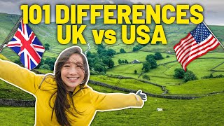 101 Differences UK amp USA British vs American [upl. by Lledyl484]