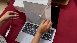 Unboxing MacBook air M1  Apple MacBook Air opening  flipkart big billion sale macbook [upl. by Yrome]