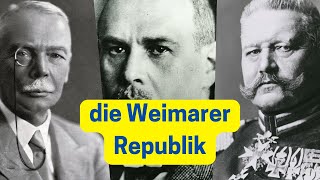 Was geschah in der Weimarer Republik  19201923 [upl. by Kinch]