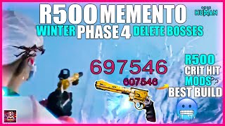 ONCE HUMAN WINTER PHASE 4 R500 MEMENTO CRIT HIT 600k DPS with r500 Mods😱🎯七日世界 PISTOL DPS [upl. by Nnainot]