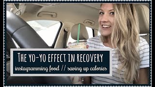 MY ANOREXIA RECOVERY  yoyoing  eating alone  quotsaving calories upquot [upl. by Yeliac]