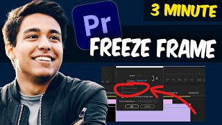 How to FREEZE Frame in Premiere Pro 2024 [upl. by Aciraj563]