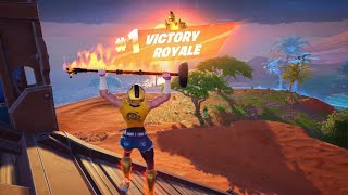 NEW RACE READY HELMET ON CINDER SKIN IN FORTNITE PS5  A VICTORY ROYALE WIN SOLO [upl. by Onitsoga853]