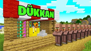 Yeni Minecraft Şehrimizde Dükkan Açtım🏪 [upl. by Oisangi412]