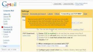 How to configure forwarding and POPIMAP access for your Gmail account  Gmail Tutorials [upl. by Eelano]