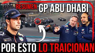 ¡Asi TRAICIONAN a Checo  Resumen GP Abu Dhabi [upl. by Chip]