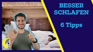 Sofort BESSER SCHLAFEN  6 Tipps amp Tricks die nichts kosten [upl. by Legra]