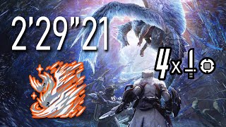 ArchTempered Velkhana 229quot21  4 Player SnS NonHeroics Freestyle  MHWIB PC [upl. by Nylatsirk]