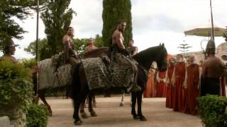 Khal Drogo amp Daenerys Targaryen First Meet  Game of Thrones 1x01 HD [upl. by Namzzaj]