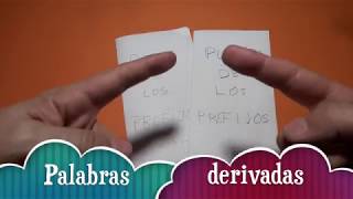 Palabras derivadas Prefijos y sufijos [upl. by Shanie]