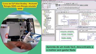 Criar primeiro projeto RSlogix5000  CLP Rockwel  Aula01 [upl. by Corilla]