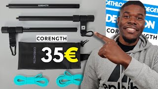 SE MUSCLER avec le STICK TRAINING de chez CORENGTH Kit barre dentrainement et élastiques 15kg [upl. by Burnett]