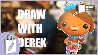 Draw With Derek  Dashi from the Octonauts [upl. by Lotty]