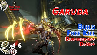 Warframe Garuda Habilidades y Build Prime [upl. by Ecnarepmet]