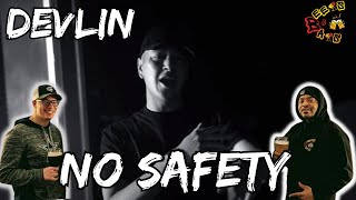 CAN WE GET A WHEEL UP FOR THIS  Americans React to Devlin  No Safety [upl. by Nohtan144]