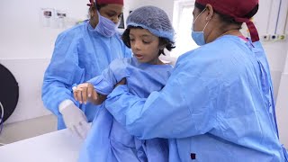 Brave Girl Going under Anesthesia before surgery [upl. by Semaj169]