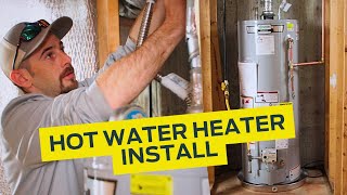 How to Replace a Gas Water Heater [upl. by Clava]