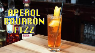 The Aperol Bourbon Fizz is a Simple Sweet and Refreshing Bourbon Cocktail [upl. by Eltsirhc]