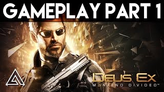 Deus Ex Mankind Divided Gameplay Part 1  First 30 Minutes PC Ultra [upl. by Akitan929]