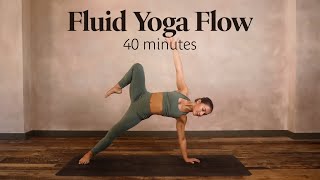 40 Min Fluid Vinyasa Yoga Flow  Full Body Yoga [upl. by Ntsud847]