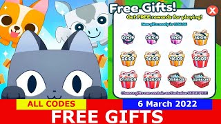 NEW UPDATE FREE GIFTS FREE ALL CODES Mastery Pet Simulator X ROBLOX  March 6 2022 [upl. by Garlaand]