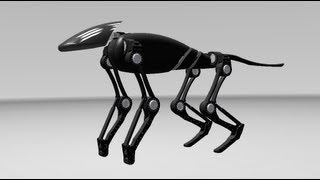 MiDog  Quadruped Robot Dog Design ROS controlled [upl. by Tem]