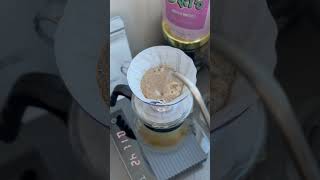 Pour over filter coffeev60 at its best way filtercoffee homebrew [upl. by Bo453]