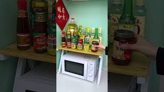 multilayer microwave oven rack is convenient and neat for storage [upl. by Skier]