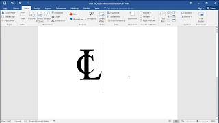 How type Centre line symbol in Word [upl. by Asial]