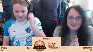 Dusk vs Nanako  Pools  No Mans Land 2  Scottish Melee [upl. by Rehpotsrihc]