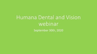 Humana Dental and Vision 2020 [upl. by Inez907]