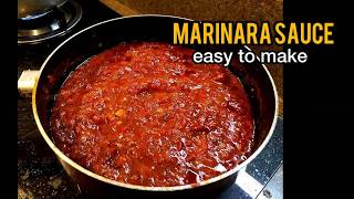 I Made The Perfect Homemade Marinara Tomato Sauce EVER [upl. by Lednyc]