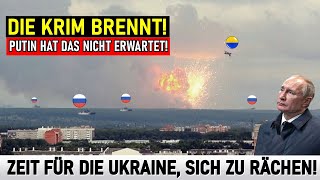 Der russische Stützpunkt im Hafen der Krim brennt wie die Hölle Ein weiterer schwarzer Tag für Putin [upl. by Iand]