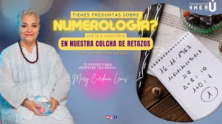 COLCHA DE RETAZOS DE NUMEROLOGÍA  MARY CARDONA LENIS [upl. by Novihc]