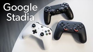 Google Stadia controller unboxing amp comparision [upl. by Adidnac]