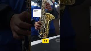 Escala de Sib Mayor 🎷👌🏻 musica saxophone tutorial music altosaxophone [upl. by Buschi]